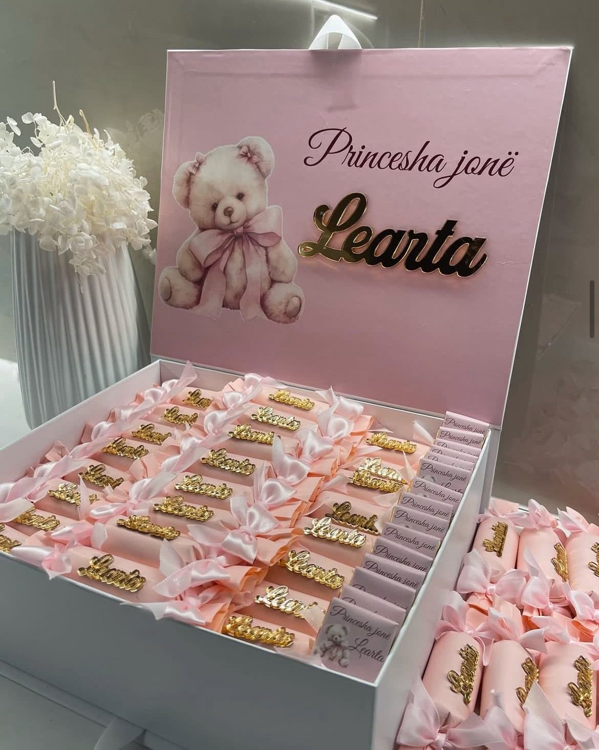 Princeshë Box me dhurata të personalizuara rozë